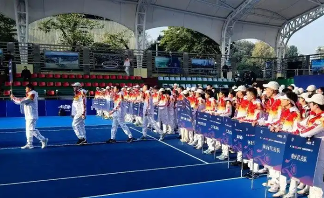 第20届全国新闻界网球大赛在泸州开赛