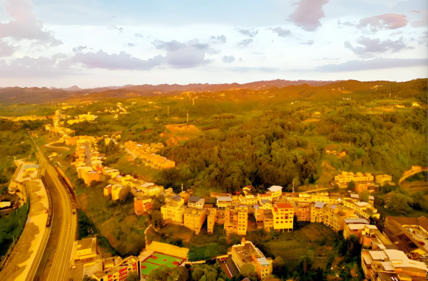 文脉烽火交相辉映 龙脊上的镇龙山