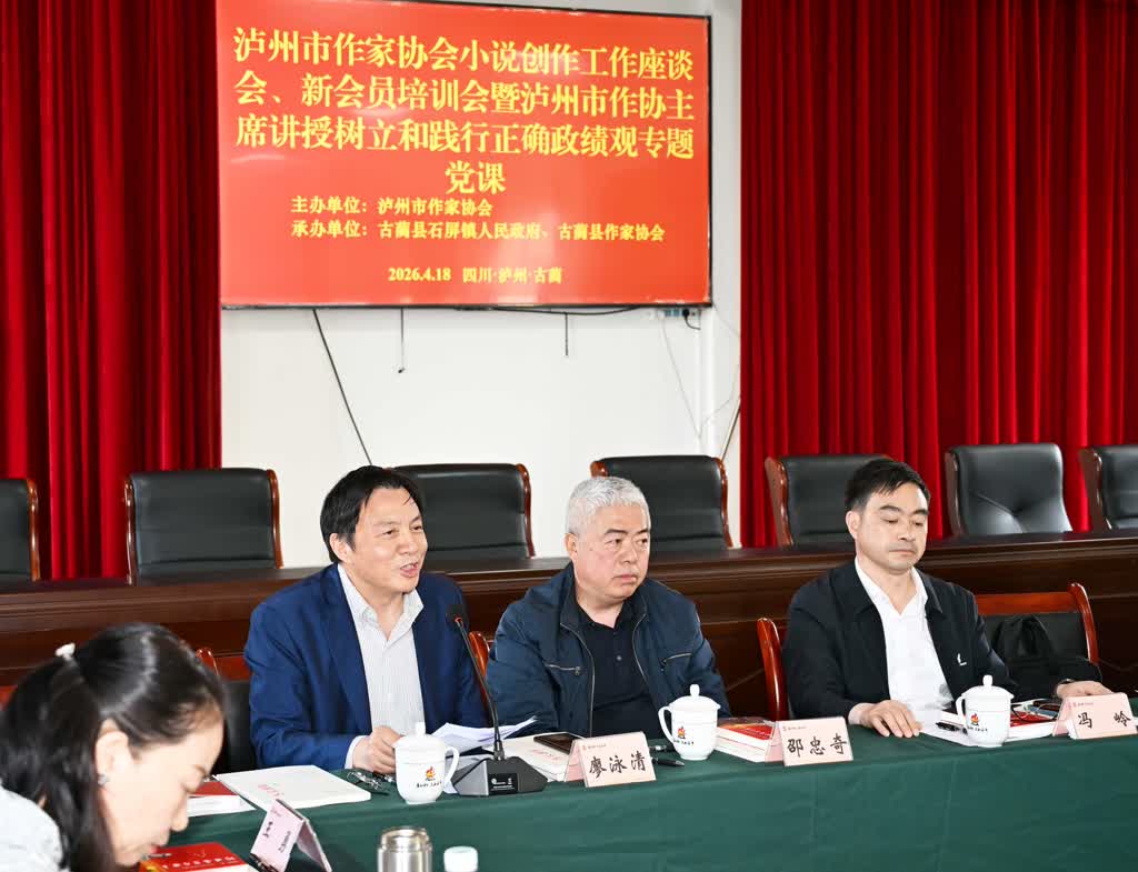扎根酒城沃土 创作多元向好——泸州市作协小说创作暨邵忠奇《满叔和他的矿山》作品研讨会侧记(图13)