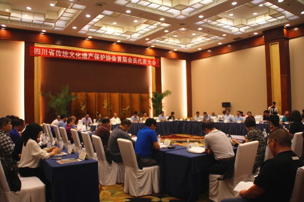 四川省传统文化遗产保护协会在蓉成立 王小灵当选会长，(图7)