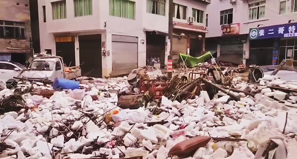 古蔺：丹桂镇遭受山洪袭击 当地干部群众英勇抗洪谱战歌(图7)